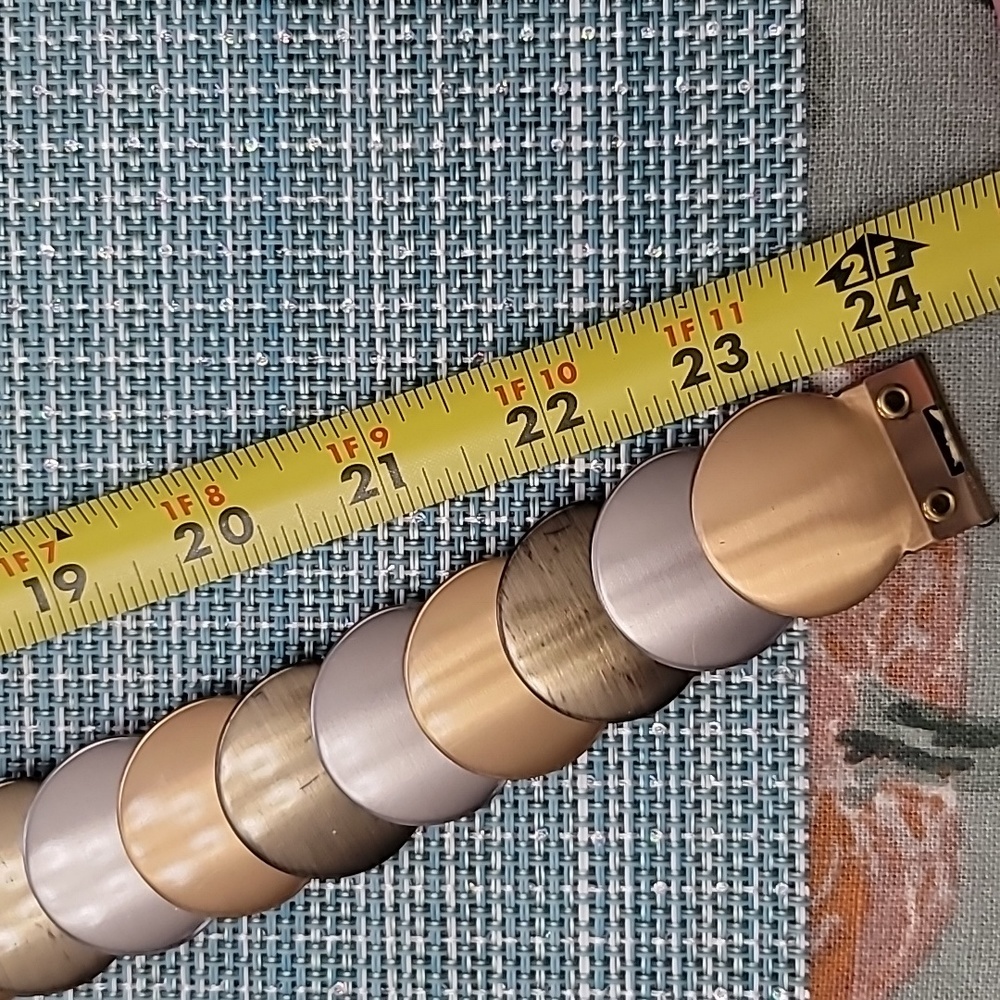 Tri tone belt, womens 24in - Picture 2 of 7